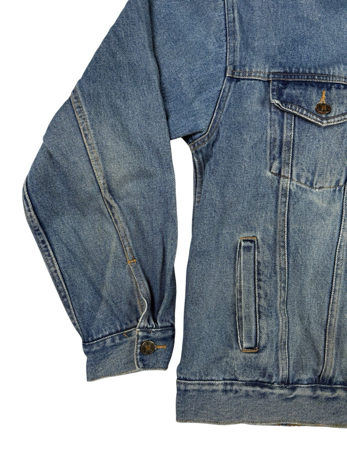 Route 66 Retro Blue Denim Jacket Medium
