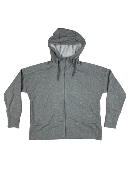 Nike Grey Just Do It Zip Hoodie Jacket Small