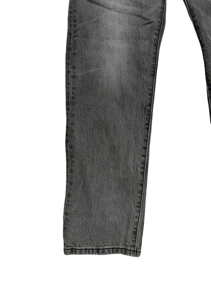 Levi's 501 Grey Faded Denim Jeans 29W 30L