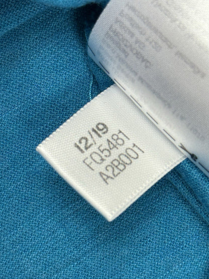 Adidas Blue V Neck Euro 2020 Volunteer Top Medium