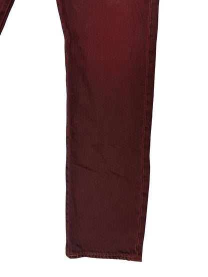 Levi's 501 CT Red Denim Jeans 38W 34L