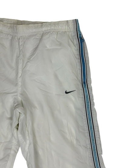 Nike Retro White Lined Tracksuit Bottoms Size XL (18-20)