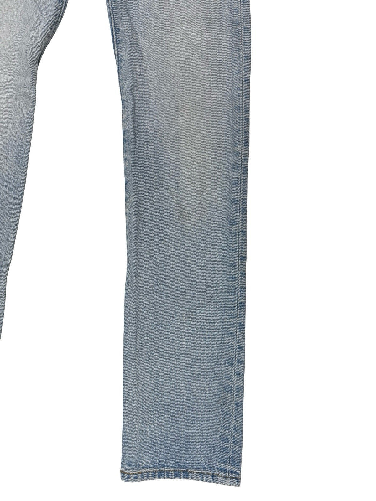 Levi's 501 Light Blue Straight Leg Denim Jeans 23W 32L