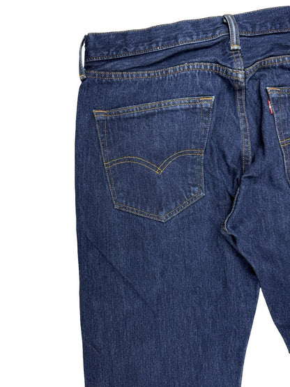 Levi's 501 Blue Denim Straight Leg Jeans 32W 32L