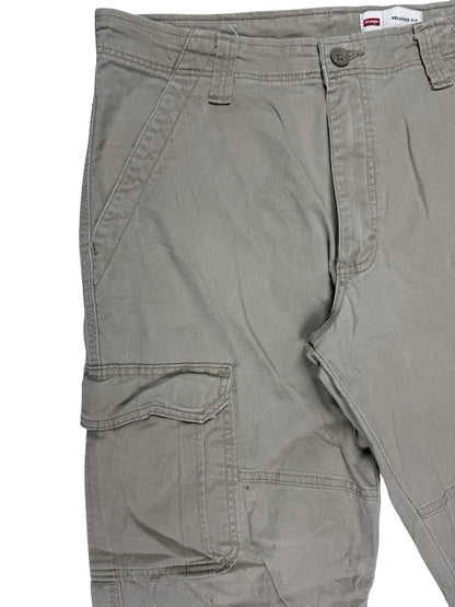 Wrangler Beige Relaxed Fit Cargo Trousers 32W 32L