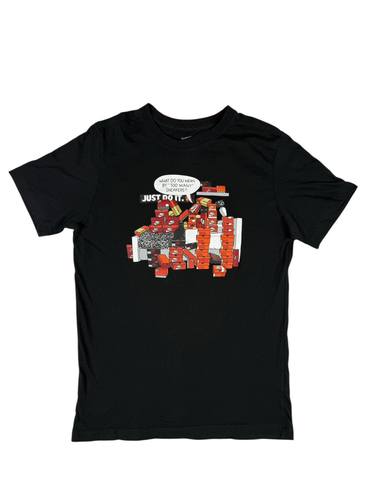 Nike Black Sneaker Culture Printed Top Small