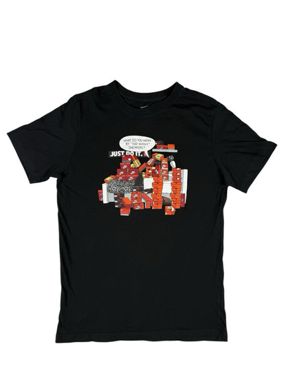 Nike Black Sneaker Culture Printed Top Small