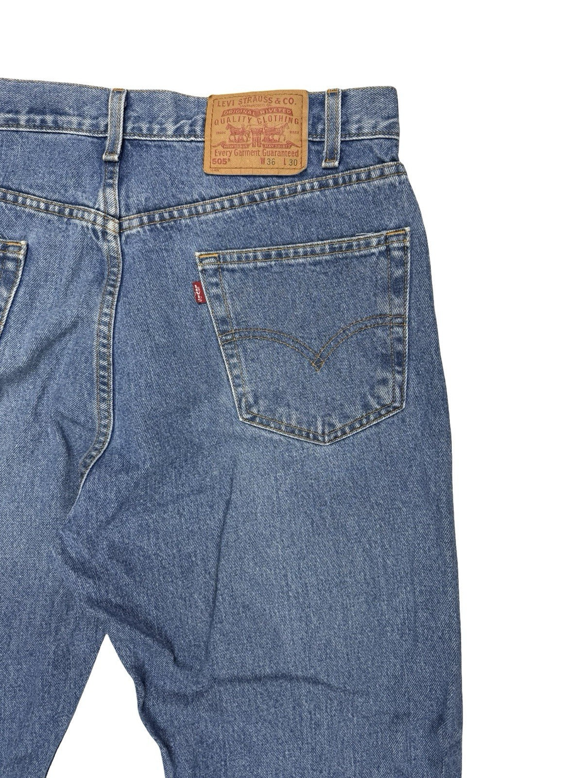 Levi's 505 Y2K Blue Denim Jeans 36W 30L