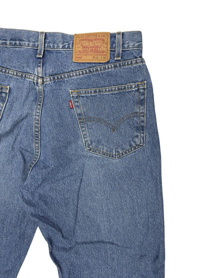 Levi's 505 Y2K Blue Denim Jeans 36W 30L