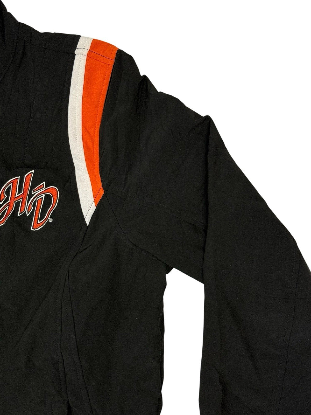 Harley Davidson Black Softshell Embroidered Zip Jacket XL