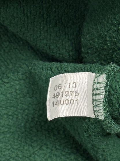 Adidas Green Embroidered Football Hoodie Small