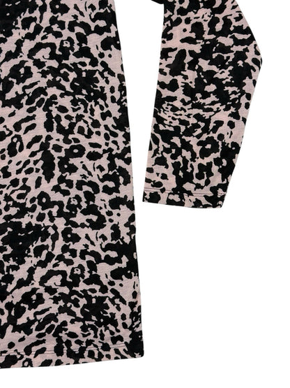 BNWT M&S Pink Leopard Print Long Sleeve Polyester Top