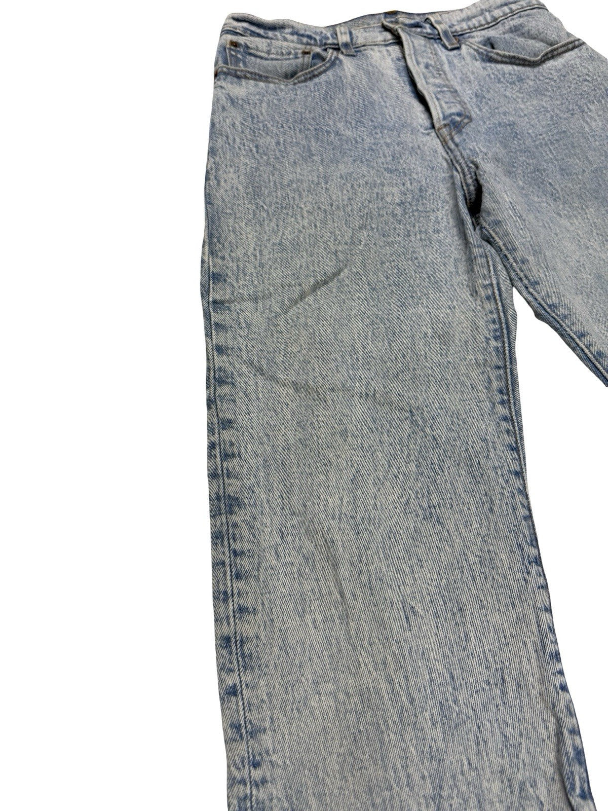Levi's 501 Blue Denim Jeans Size 27W 26L