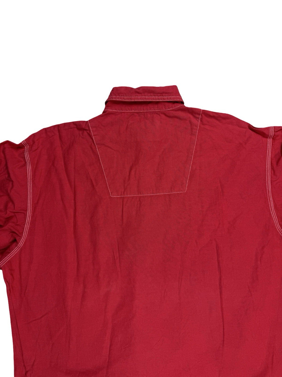 Wrangler Red Vintage 90's Snap Western Shirt Large