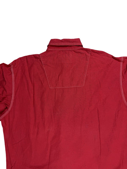 Wrangler Red Vintage 90's Snap Western Shirt Large
