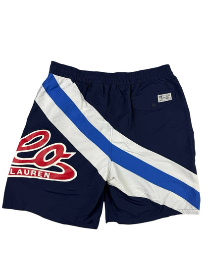 Polo Ralph Lauren Blue Big Logo Lined Swim Trunk Shorts Medium