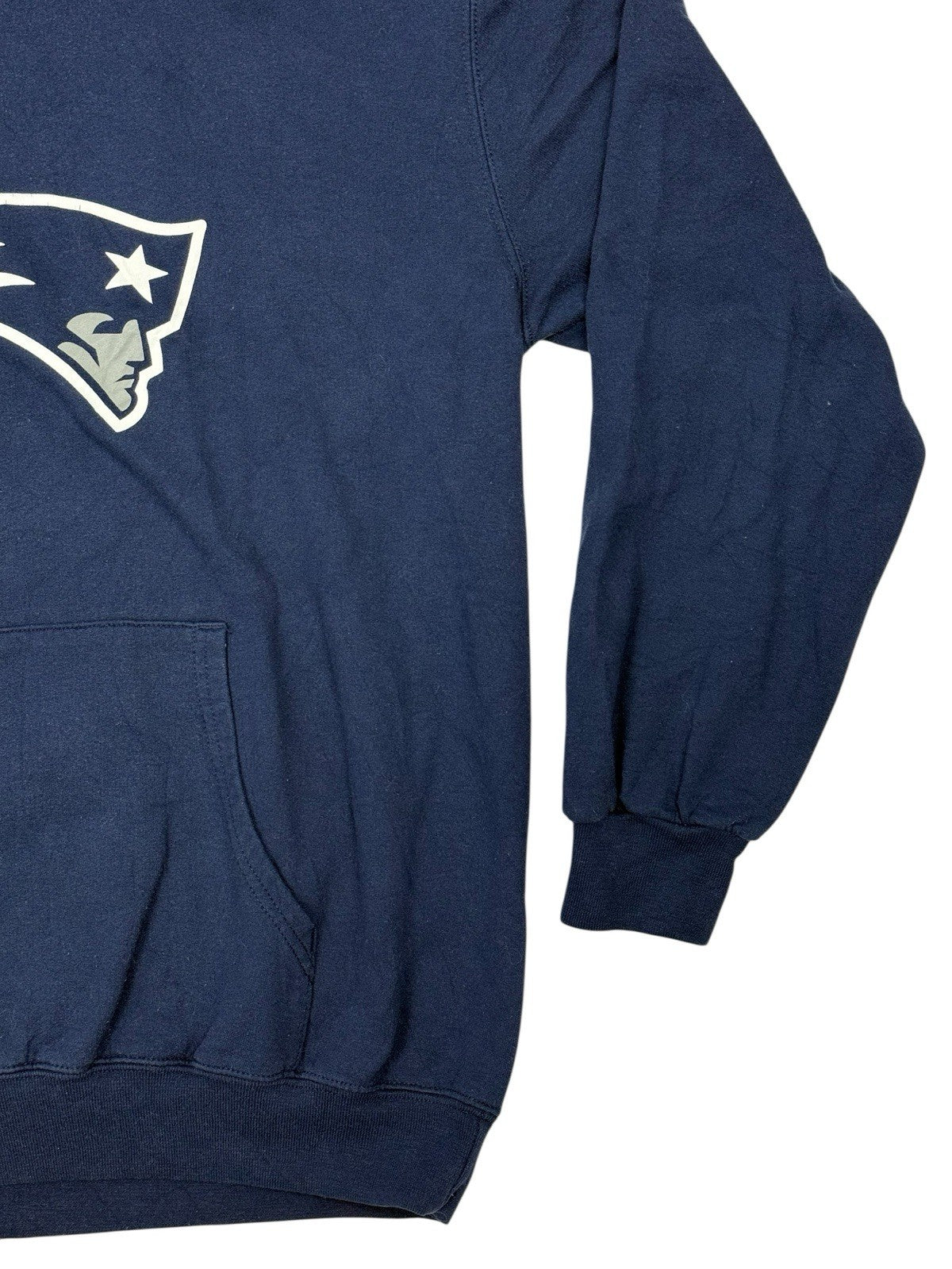 NFL Blue New England Patriots Printed American Football Hoodie Medium