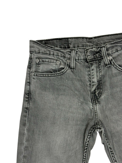 Levi's Grey 511 Slim Jeans 28W 30L