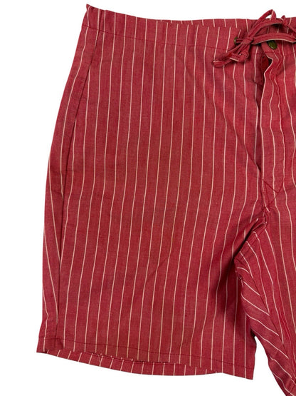 Vintage 60's McGregor Scotset Permanent Press Red Striped Chino Shorts Medium