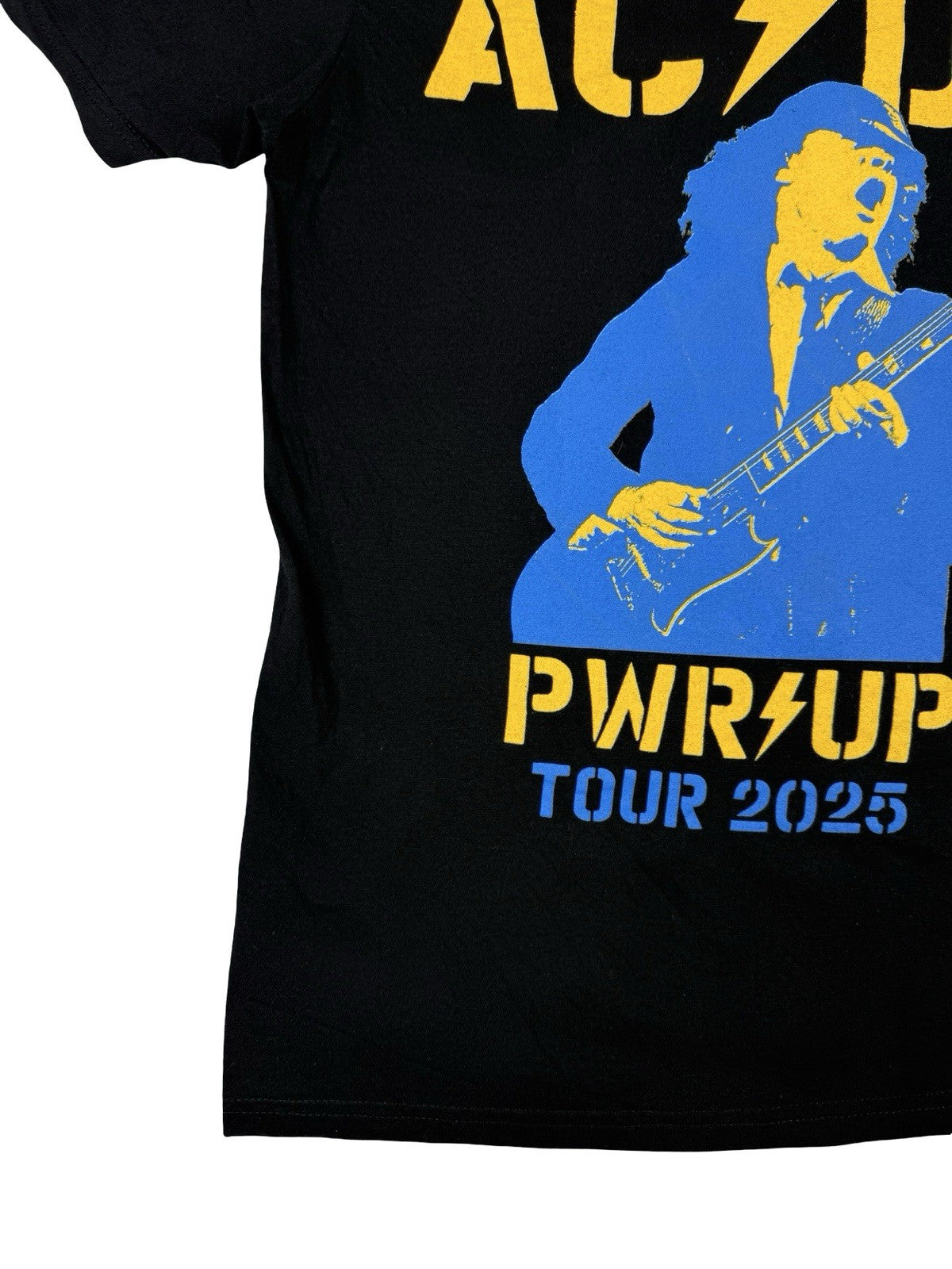 AC/DC Black PWR/UP 2025 Tour Top Edinburgh Medium