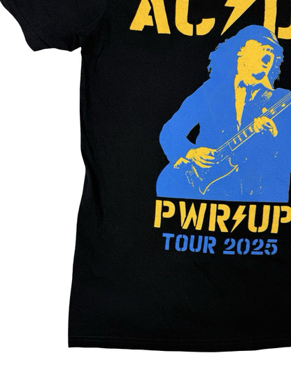 AC/DC Black PWR/UP 2025 Tour Top Edinburgh Medium