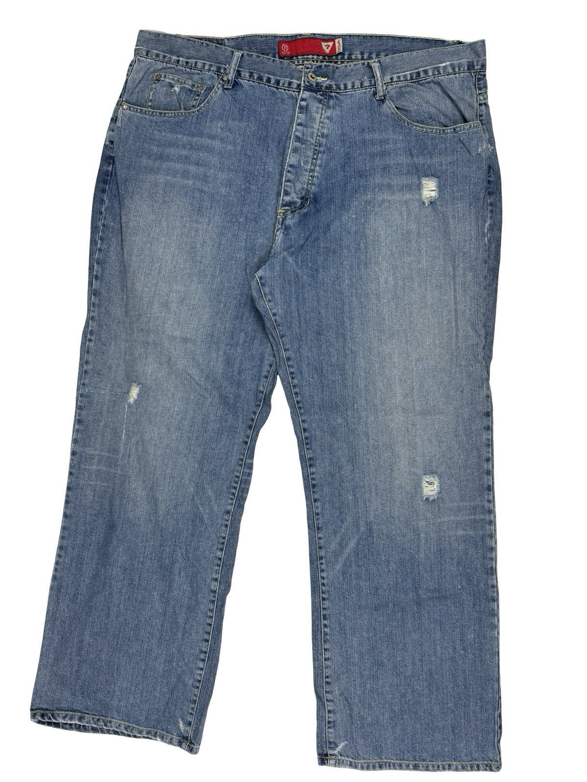 Guess Retro Y2K Distressed Denim Relaxed Fit Jeans 44W 32L