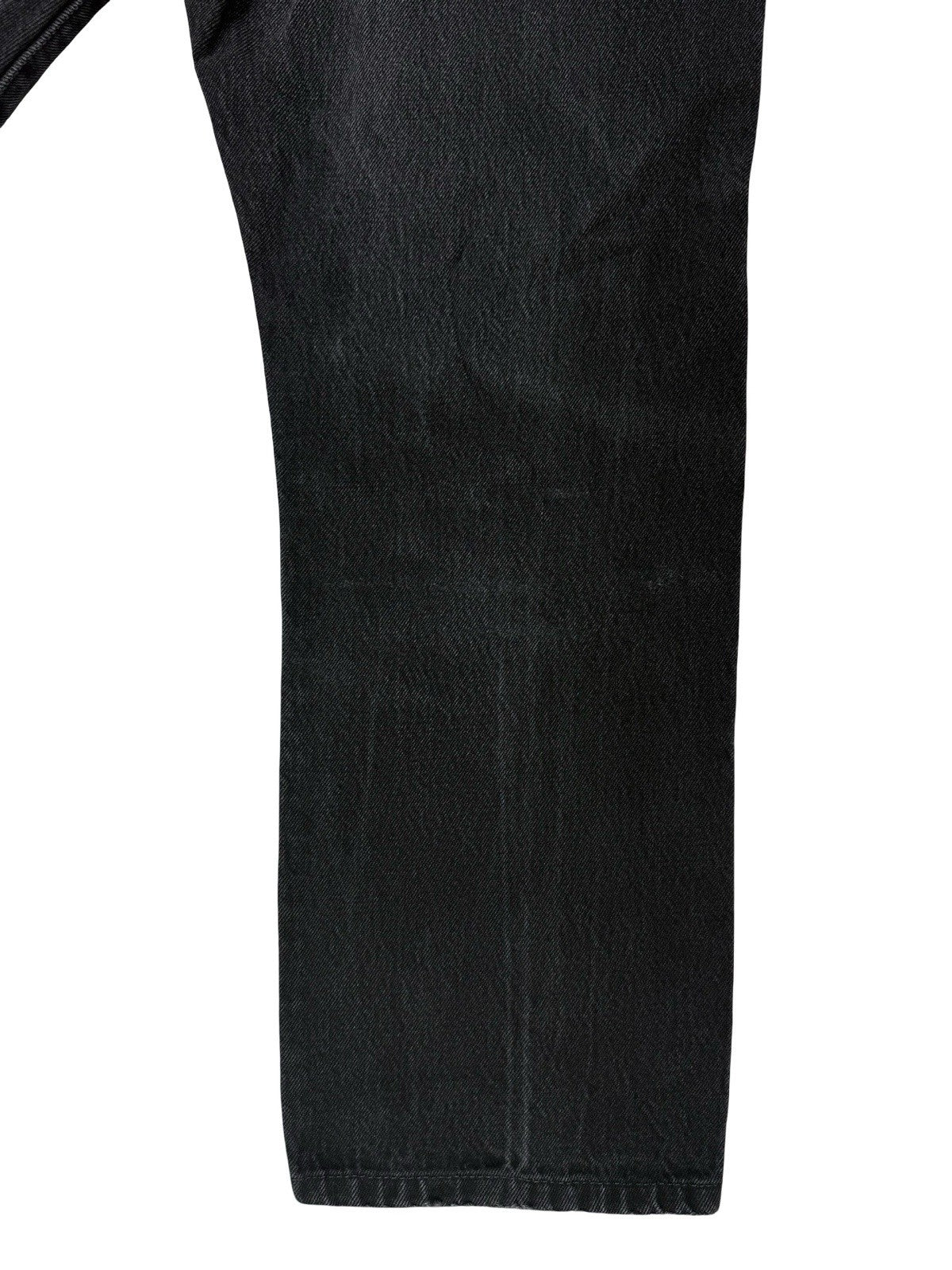 Levi's 501 Faded Black Straight Leg Denim Jeans 34W 26L