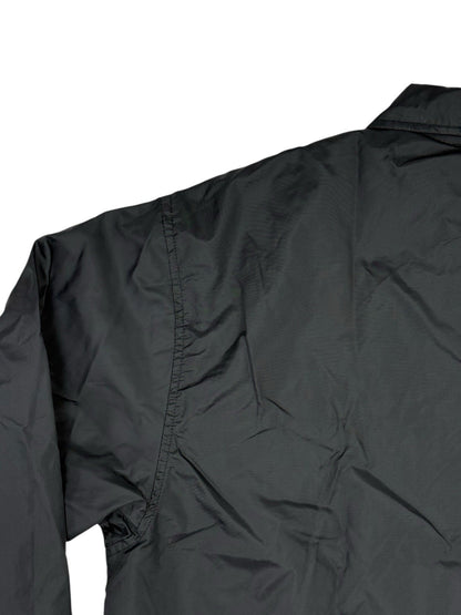 Nike Vintage Black Nylon Coaches Windbreaker Jacket Size 12-14 (Large)