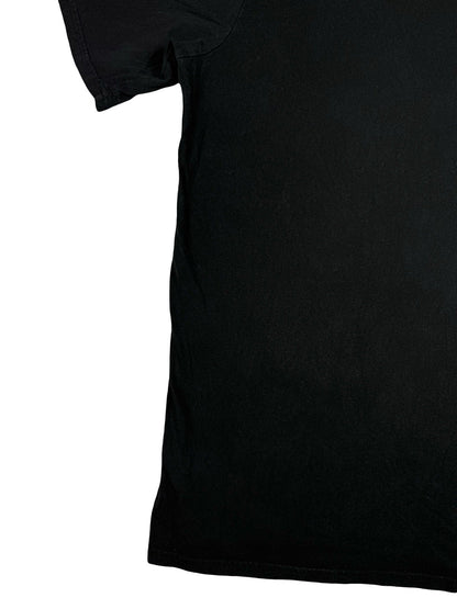 Harley Davidson Black Motorcycle Flag Print Cotton Top XL