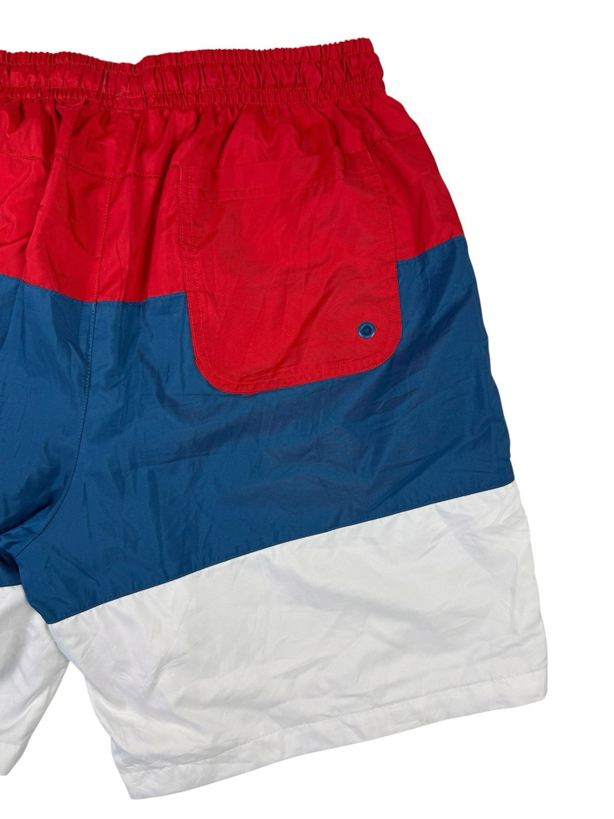 Nike City Edition Woven Swim Shorts Red White Blue Medium