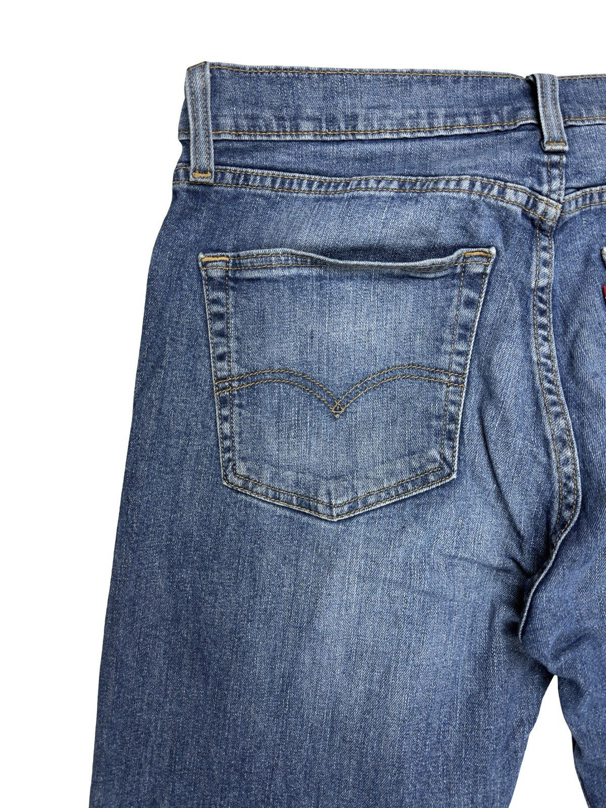 Levi's 505 Blue Regular Straight Leg Denim Jeans 34W 30L