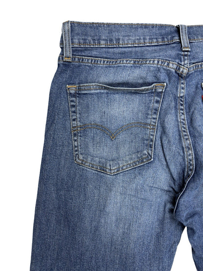 Levi's 505 Blue Regular Straight Leg Denim Jeans 34W 30L