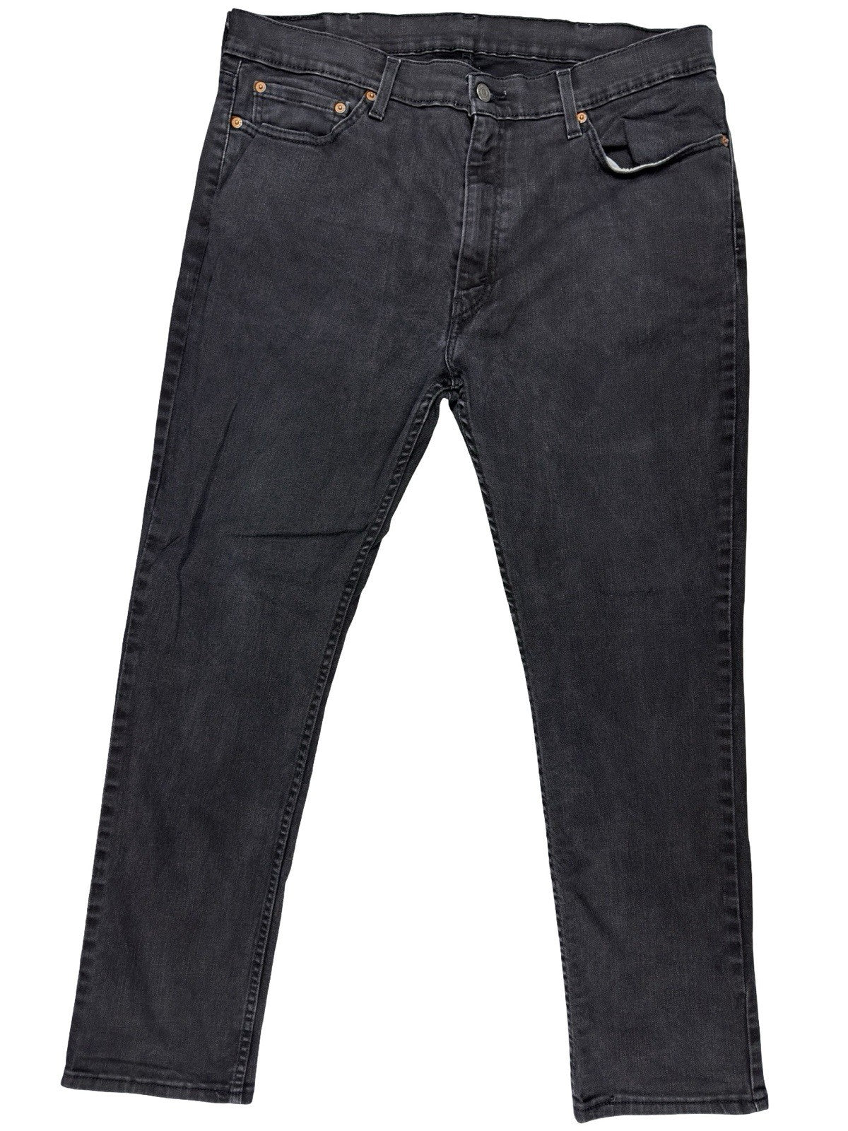 Levi's 511 Slim Fit Straight Leg Black Denim Jeans 38W 30L