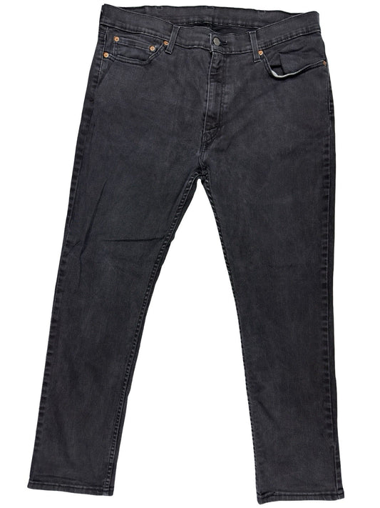 Levi's 511 Slim Fit Straight Leg Black Denim Jeans 38W 30L