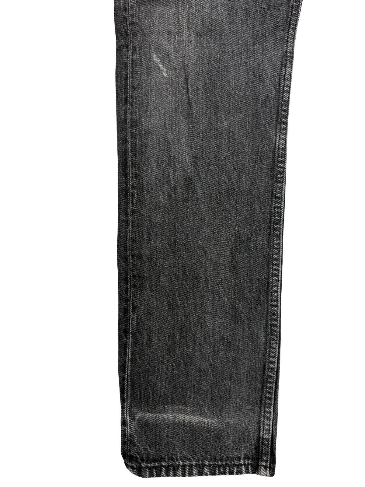 Levi's 501 Vintage Faded Black Straight Leg Denim Jeans 28W 32L