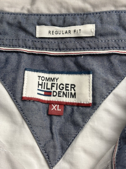 Tommy Hilfiger Grey Cotton Shirt XL