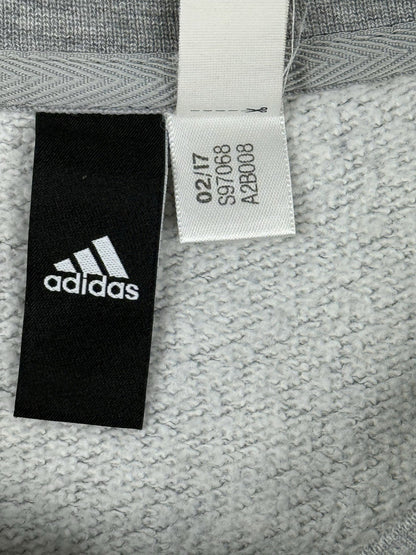 Adidas Grey Big Logo Jumper Medium