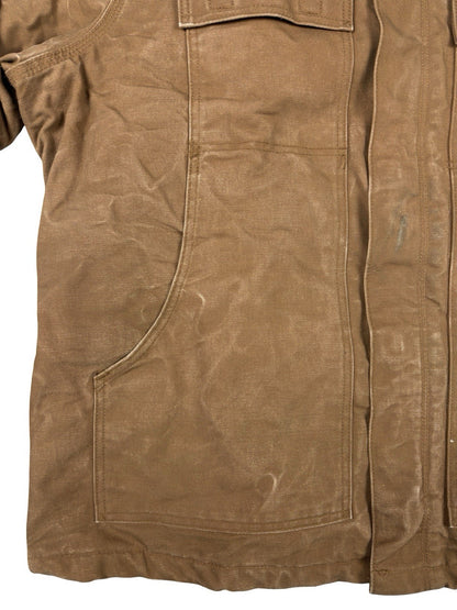 Carhartt FR Flame Resistant Duck Brown Chore Jacket 101618211 XL