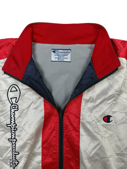 Champion Vintage Japanese Multi Colour Zip Track Jacket XL