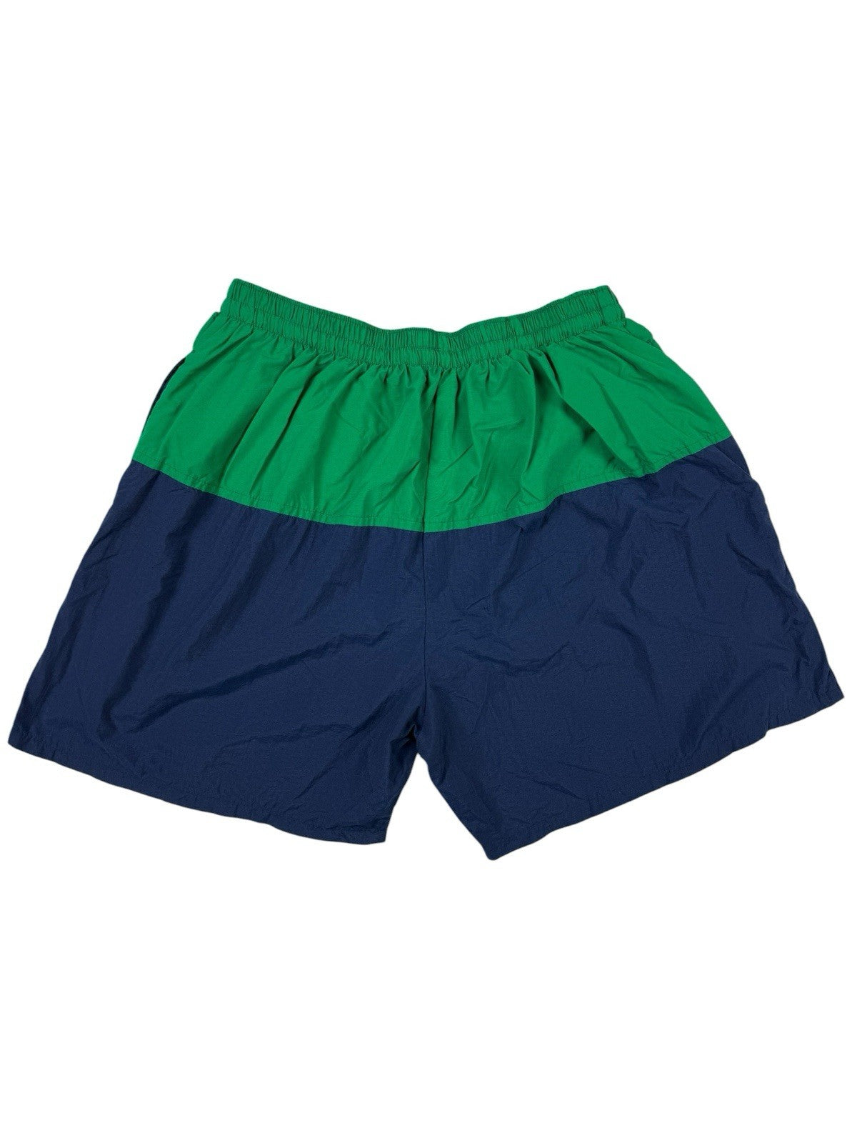 Lacoste Blue Retro Lined Nylon Sport Shorts Large