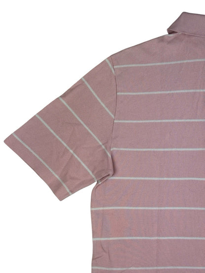 Polo Ralph Lauren Retro Pink Striped Golf Polo Medium