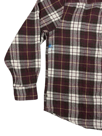 Gander Mountain Red Plaid Cotton Flannel Heavyweight Shirt XL