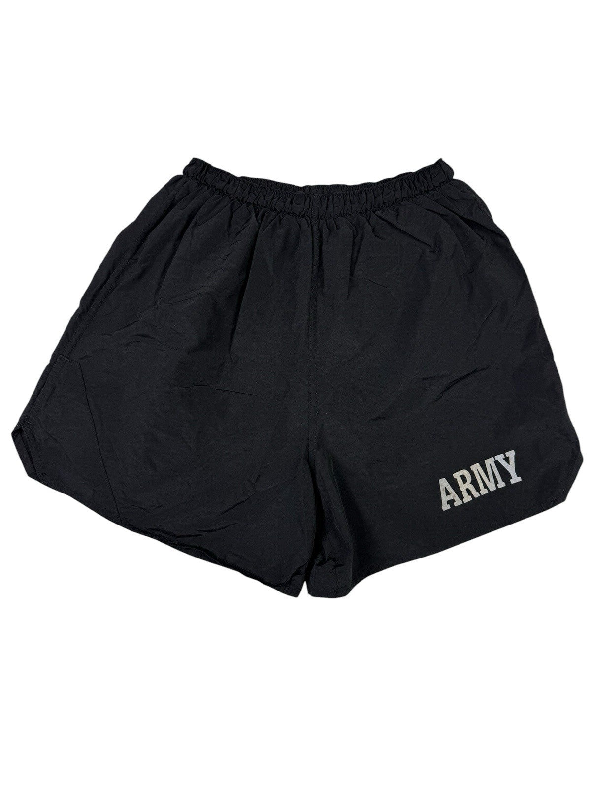 Retro US Army Black Sport Sweat Running Shorts XS/Small