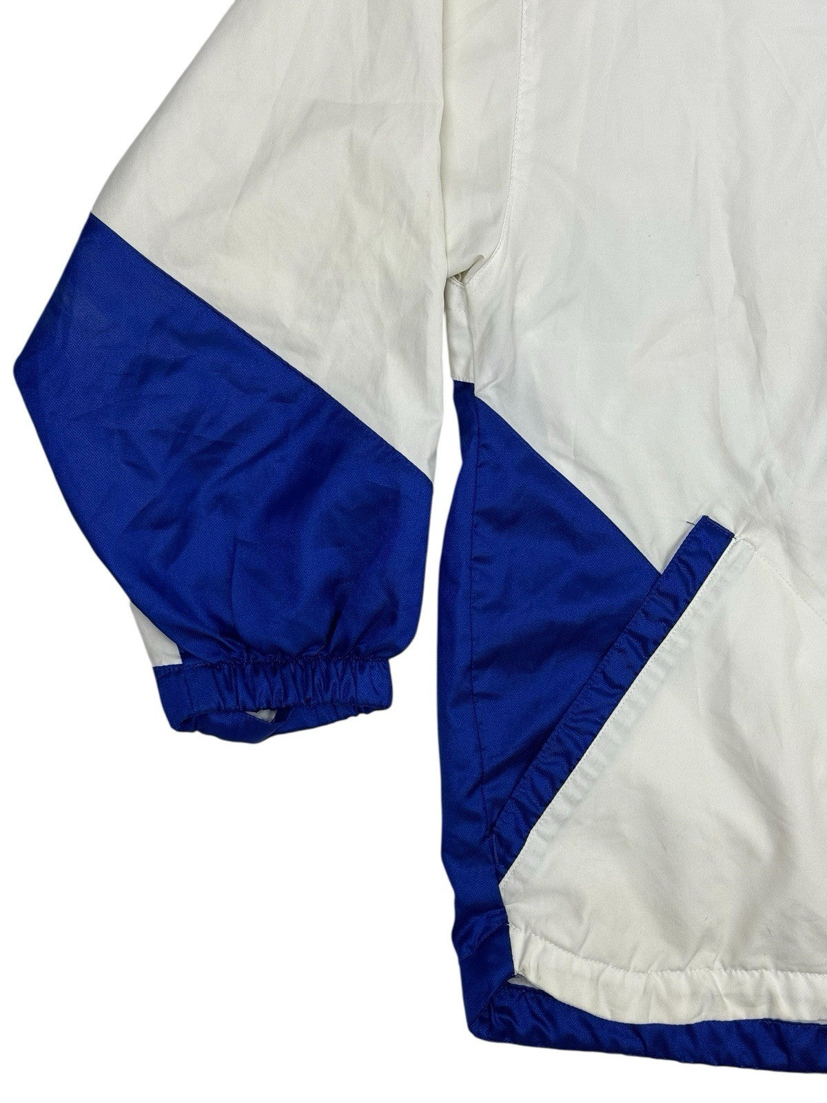 New Balance Retro White Zip Hoodie Track Jacket Large