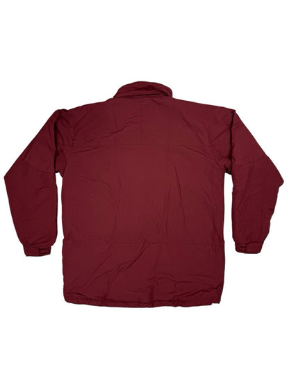LL Bean Burgundy Primaloft Insulated Jacket Medium