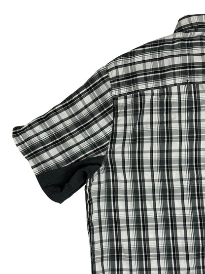 Wrangler Outdoor Grey Plaid Button Up Top XL
