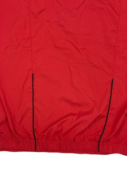Adidas Retro Red 1/4 Zip Track Jacket Large