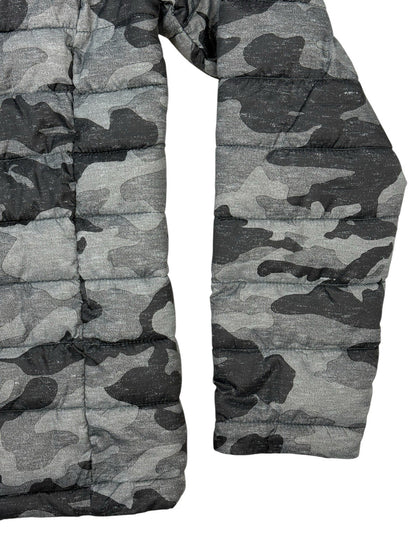Superdry Grey Camo Fuji Puffer Jacket Medium