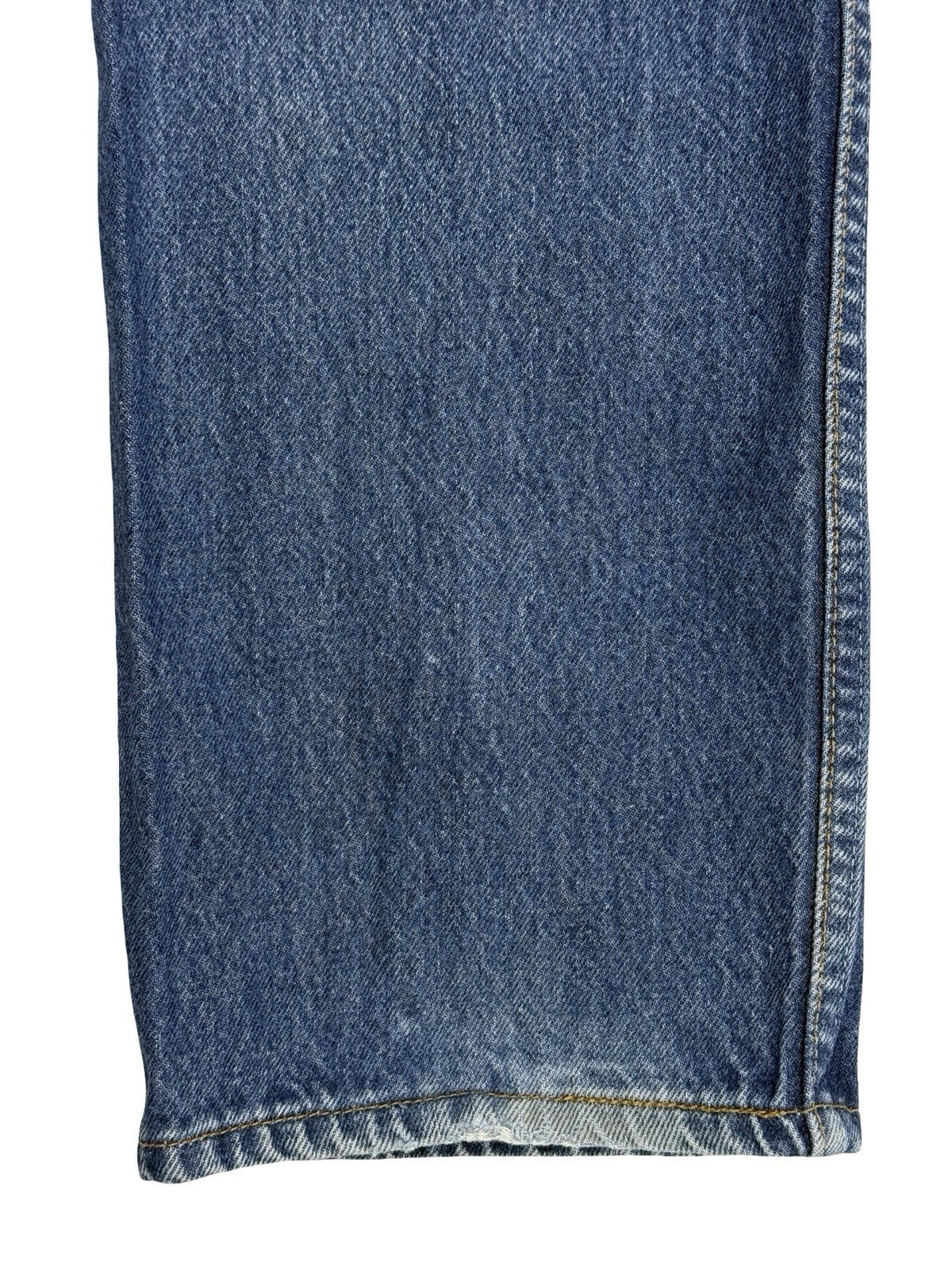 Levi's 501 Retro Blue Straight Leg Denim Jeans 32W 36L Made In USA