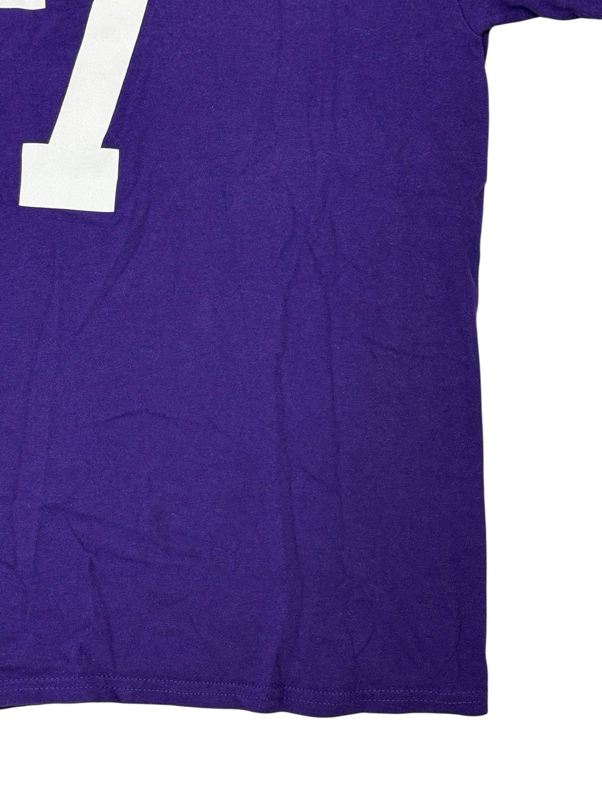 Gildan Purple American School Sports Printed HGRA Top Medium